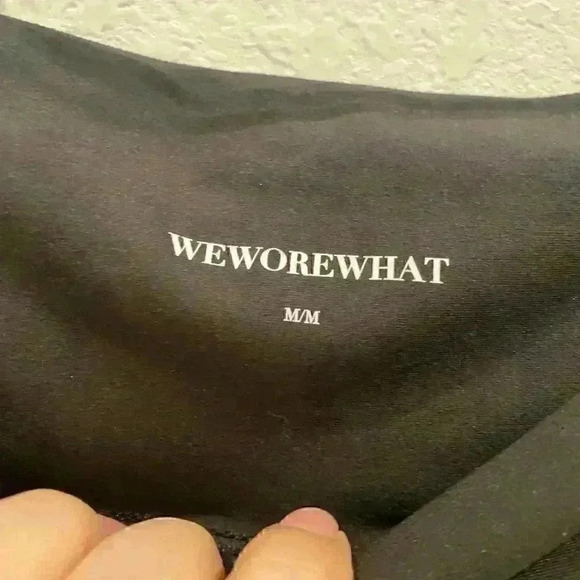 NWT WEWOREWHAT HIGH RISE POCKET LEGGING BRUSHED POLY Sz M - Picture 7 of 11